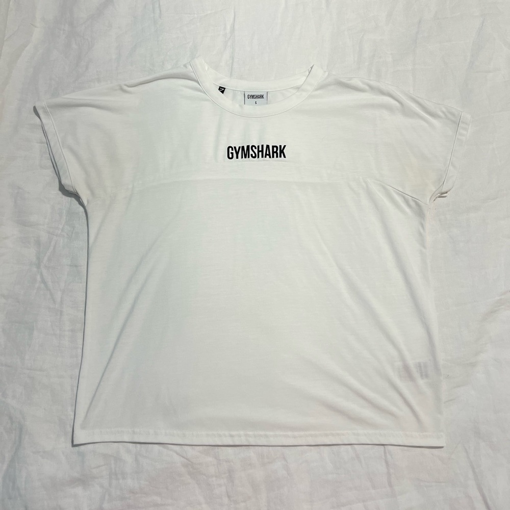 White Gymshark Tee